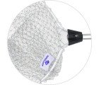AQUA MARINE - Fixed Handle Nylon Grey Braided Net (153cm)